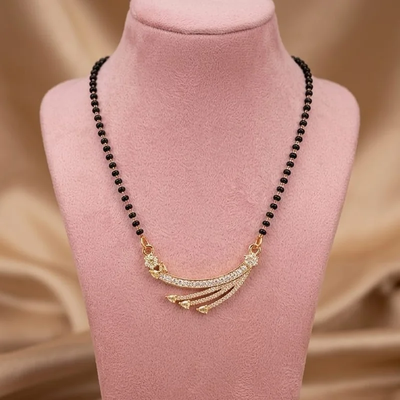 Rose Gold Royal Charm Mangalsutra