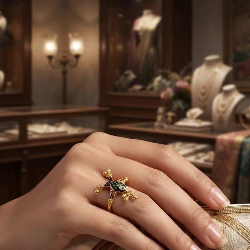 Regal Ruby Noir Ring